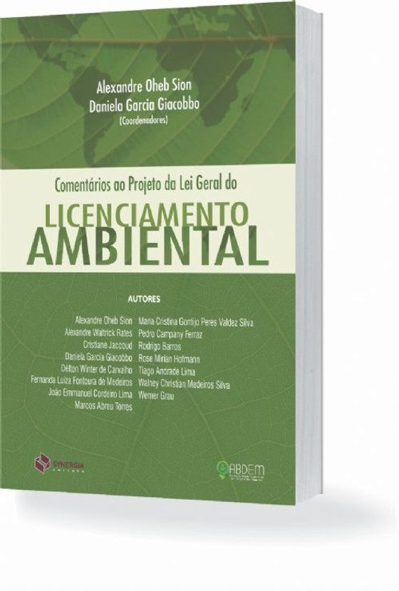 Capa de Comentários ao Projeto de Lei Geral do Licenciamento Ambiental